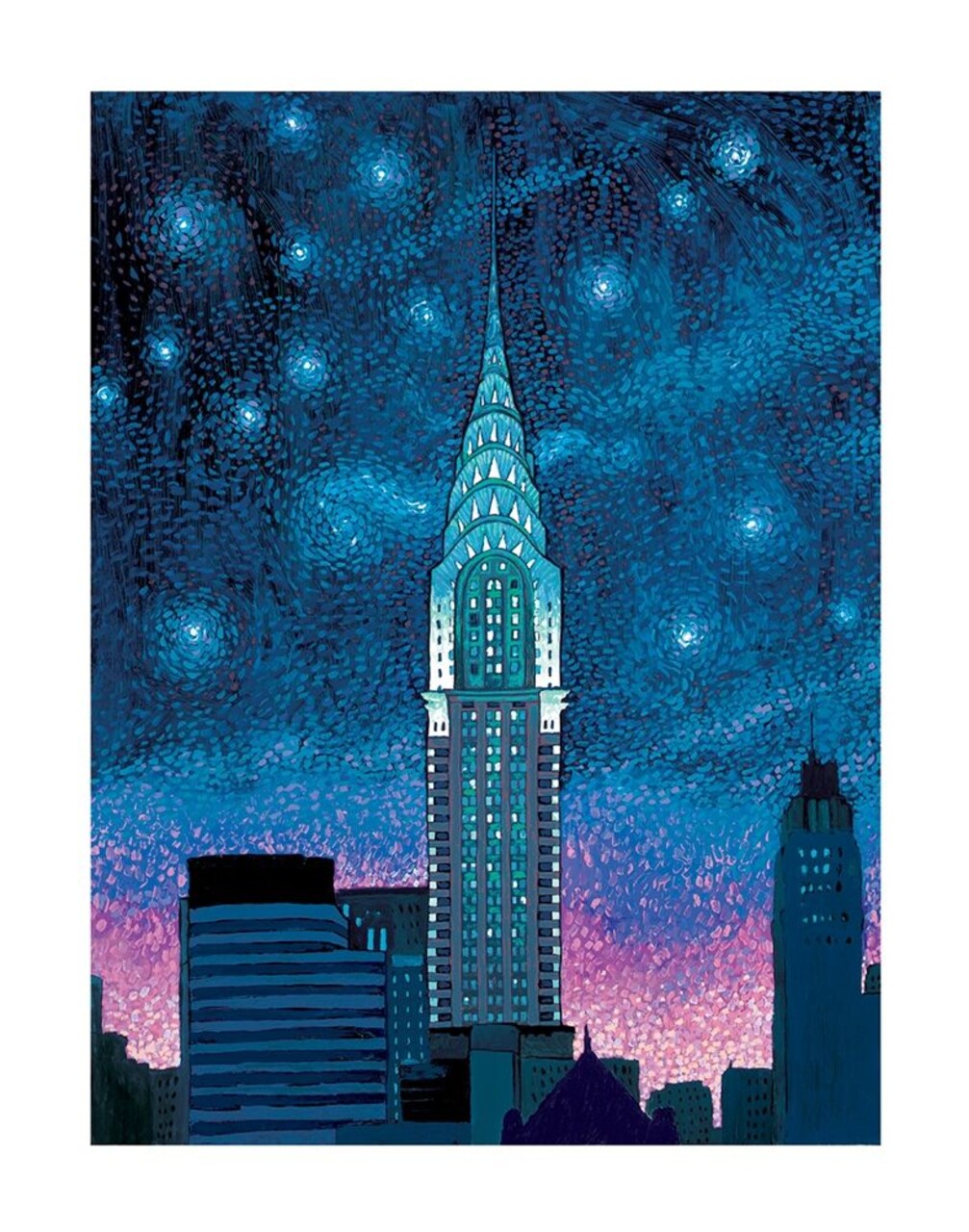 Chrysler Building at Night Poster Print by Frontline Frontline - Item # VARPDXF102304